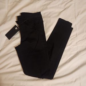 Vervet black button fly jeans